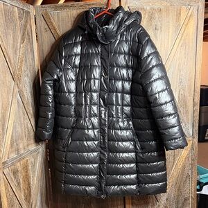 Women's GUESS Black Puffer Jacket